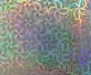 ホロフィルム、ホログラムフィルム(アルミ蒸着タイプ)模様
