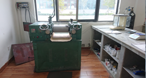中国PVC生地工場 本番生産現場