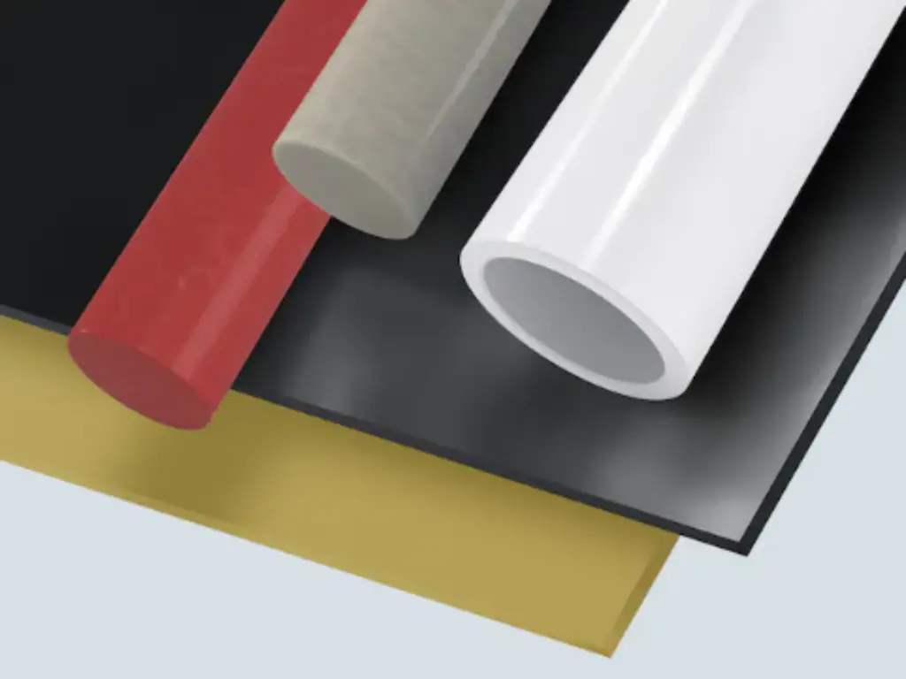 Ketron™ PEEK 4グレード 丸棒・板材イメージ（1000・HPV・GF30・CA30）